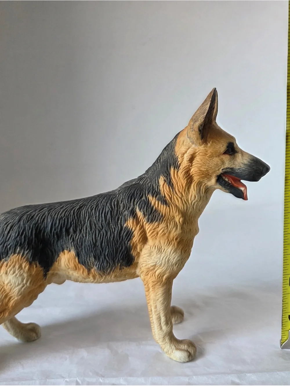 Vintage Andrea By Sadek German Shepherd Figurine Porcelin/ Ceramic - Picture 7 of 8